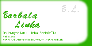 borbala linka business card